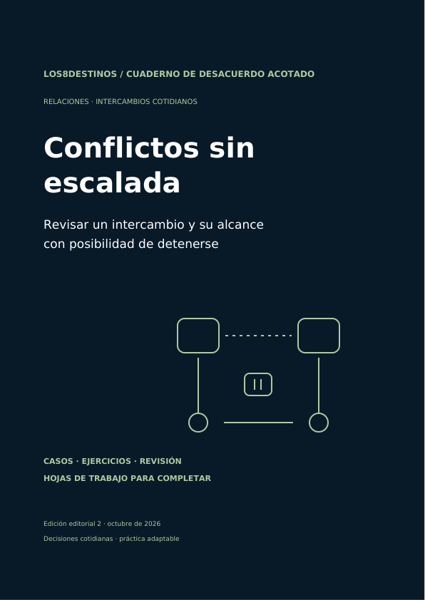 Conflictos sin escalada