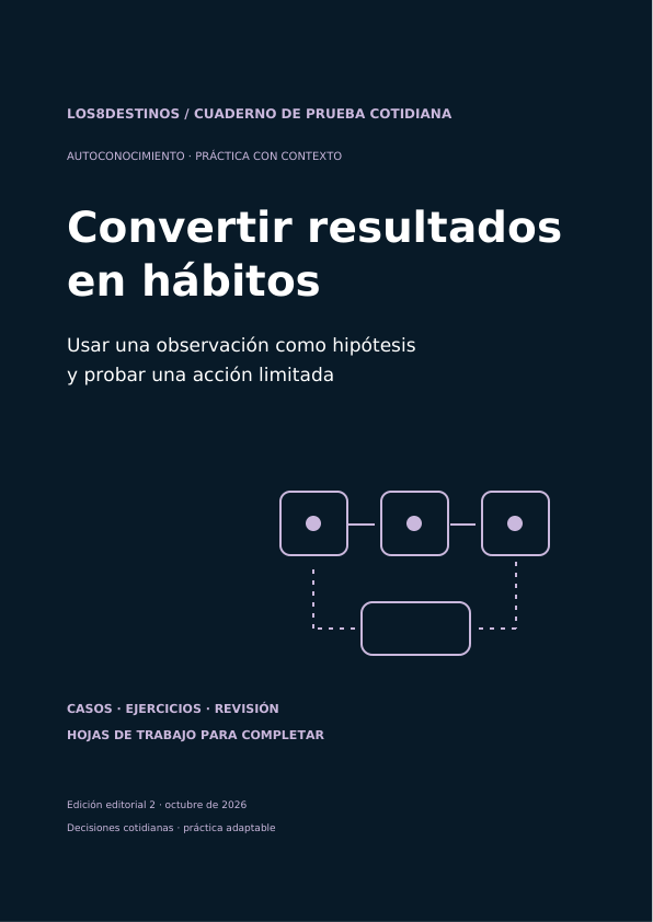 Convertir resultados en hábitos