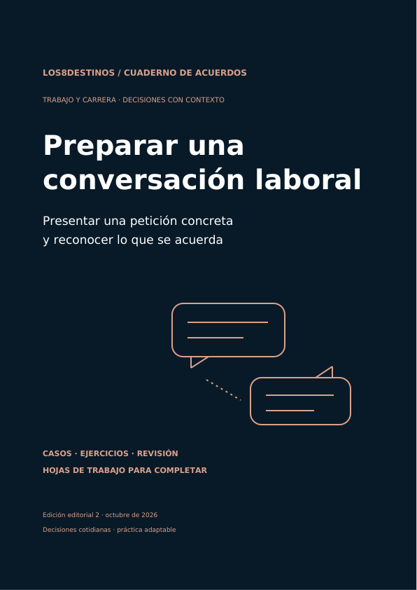 Preparar una conversación laboral