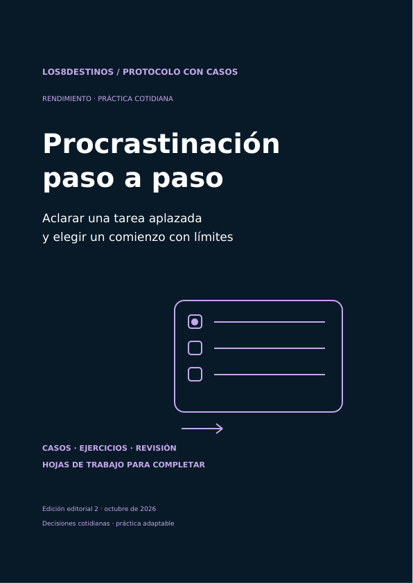 Procrastinación paso a paso