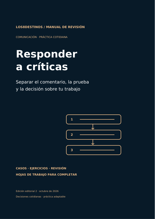 Responder a críticas