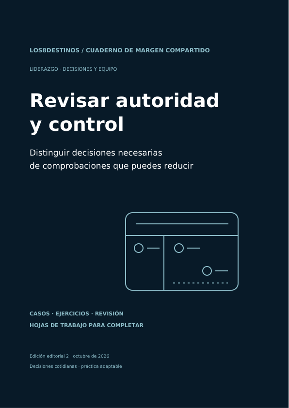 Revisar autoridad y control