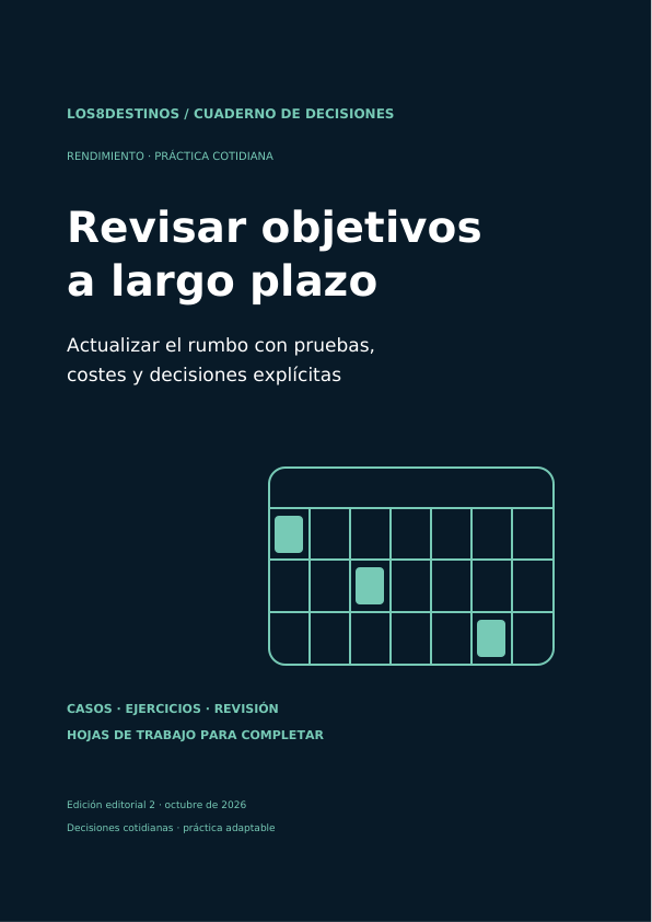 Revisar objetivos largos