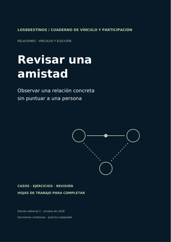 Revisar una amistad