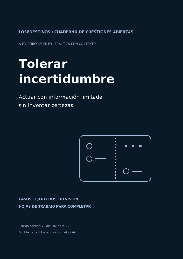 Tolerar incertidumbre